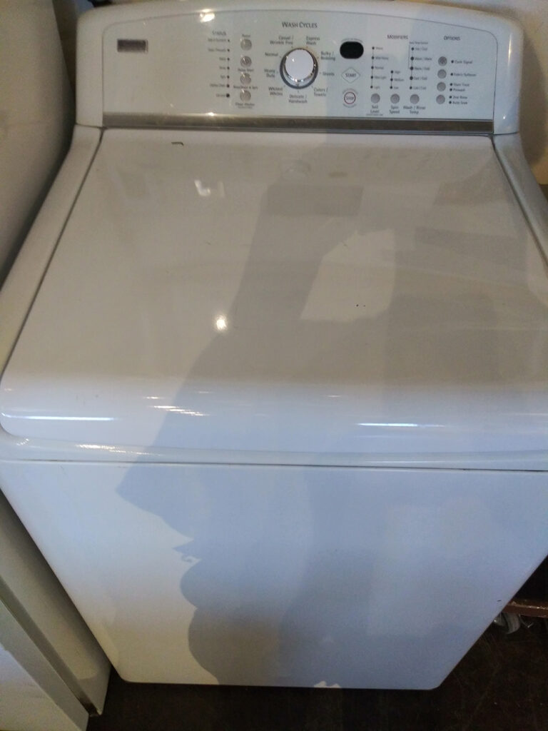GE Elite Top Load Washer, White Habitat for Humanity of